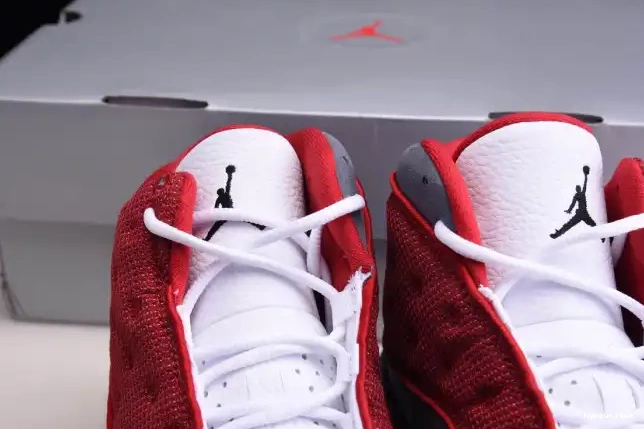 HYPE Grey Gym Flint Air Retro Jordan Red 13 414571-600 0522
